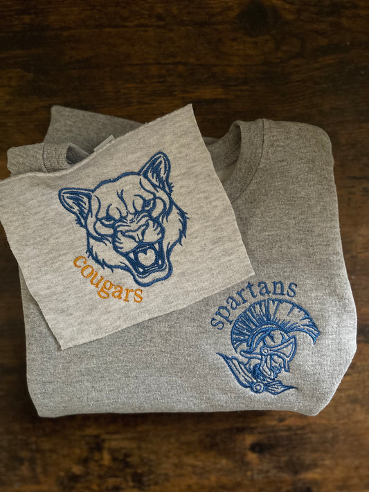 Youth/Adult Vintage Mascot Crew