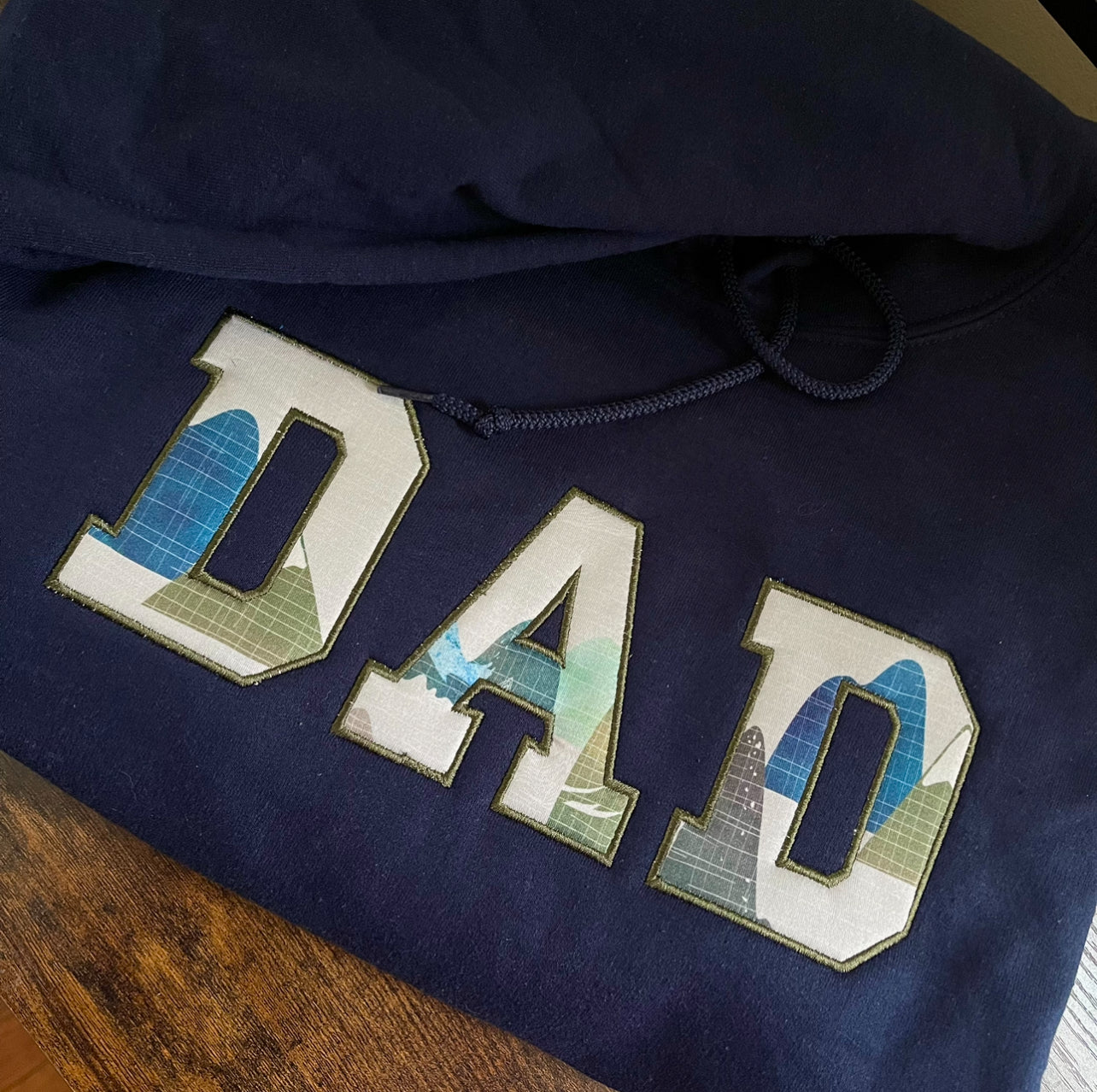 Embroidered DAD HOODIE - PLEASE READ DESCRIPTION