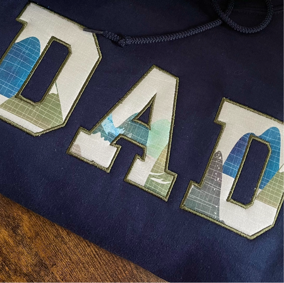 Embroidered DAD Crewneck - PLEASE READ DESCRIPTION