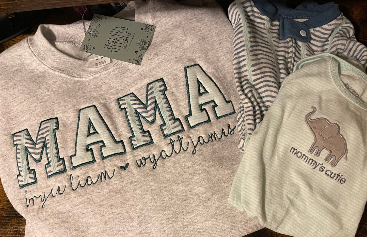 Embroidered MAMA Crewneck - PLEASE READ DESCRIPTION